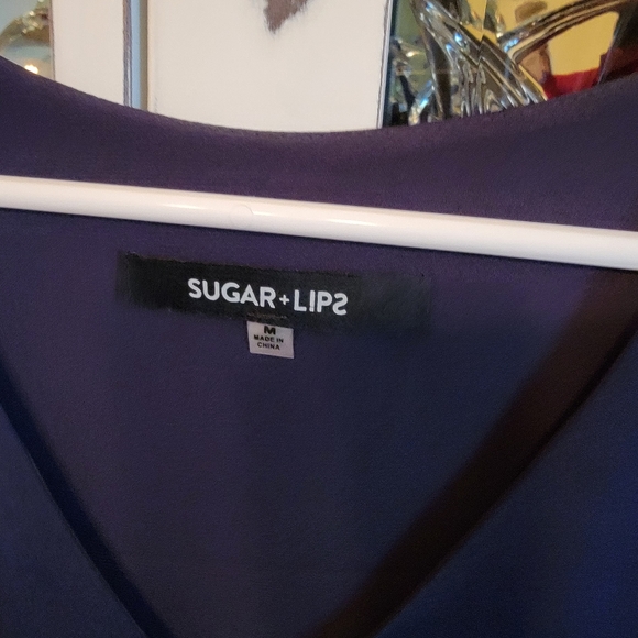 Sugar Lips navy blue dress 👗 ❤ size M - Picture 3 of 3
